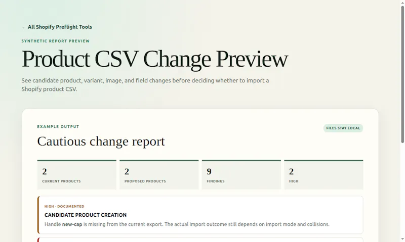 Shopify Preflight Tools screenshot 2