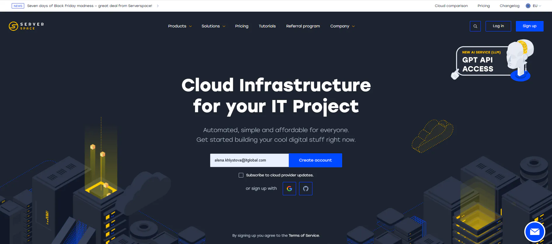 Serverspace Cloud Servers gallery image