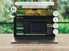 Unlimited Notion Habit Tracker Template gallery image