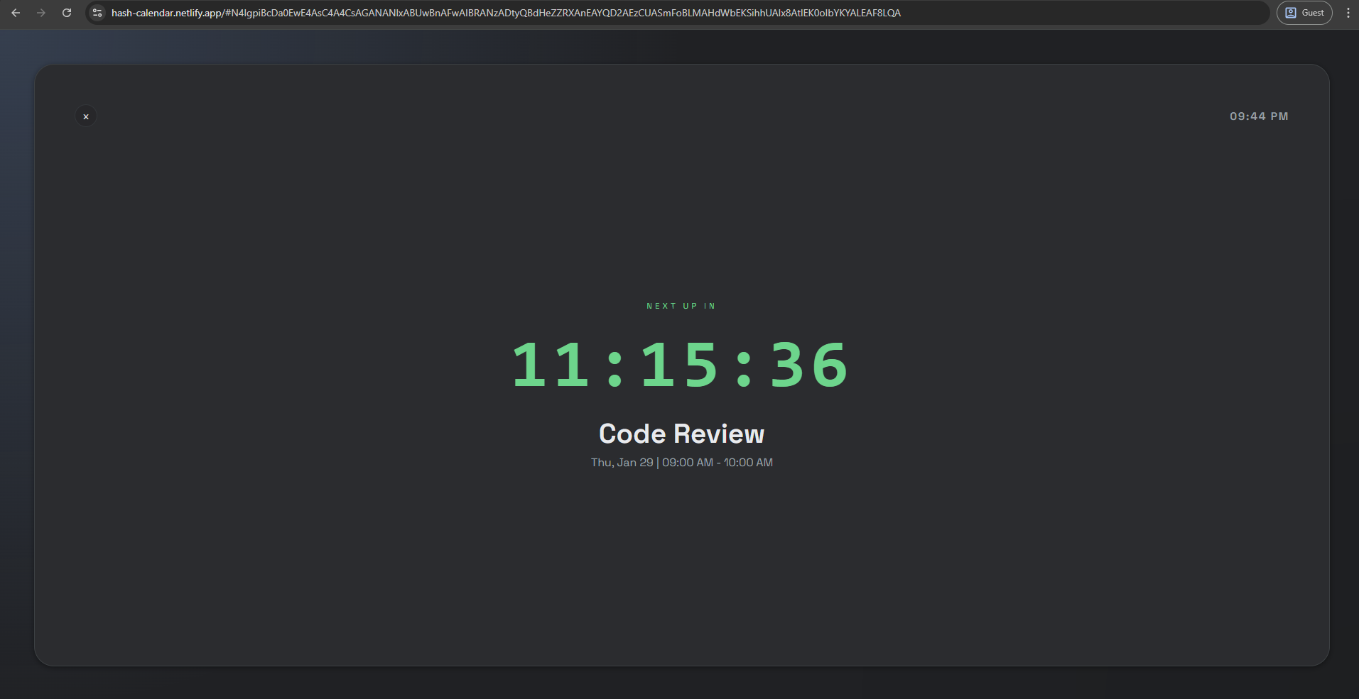 Hash Calendar gallery image