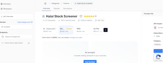 HALAL stock check collection and API gallery image