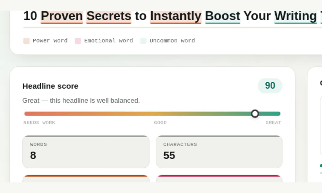 Hook — Headline & Title Analyzer gallery image