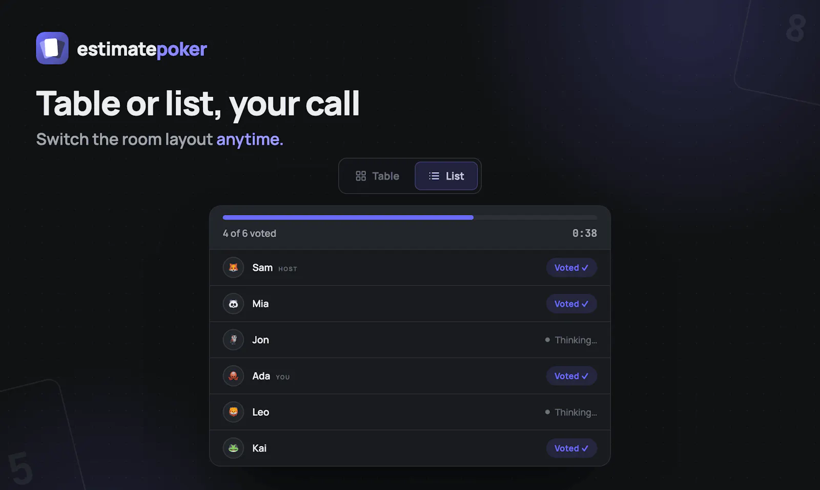 Estimate Poker screenshot 5