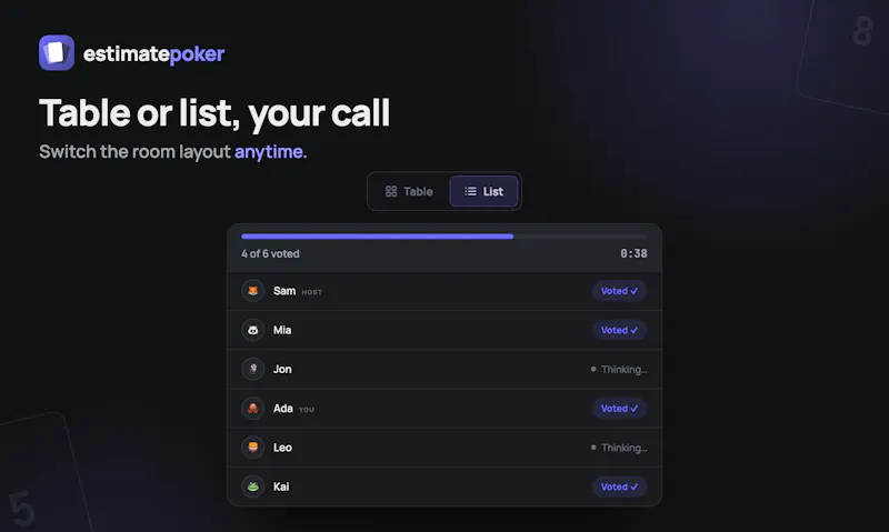 Estimate Poker screenshot 5