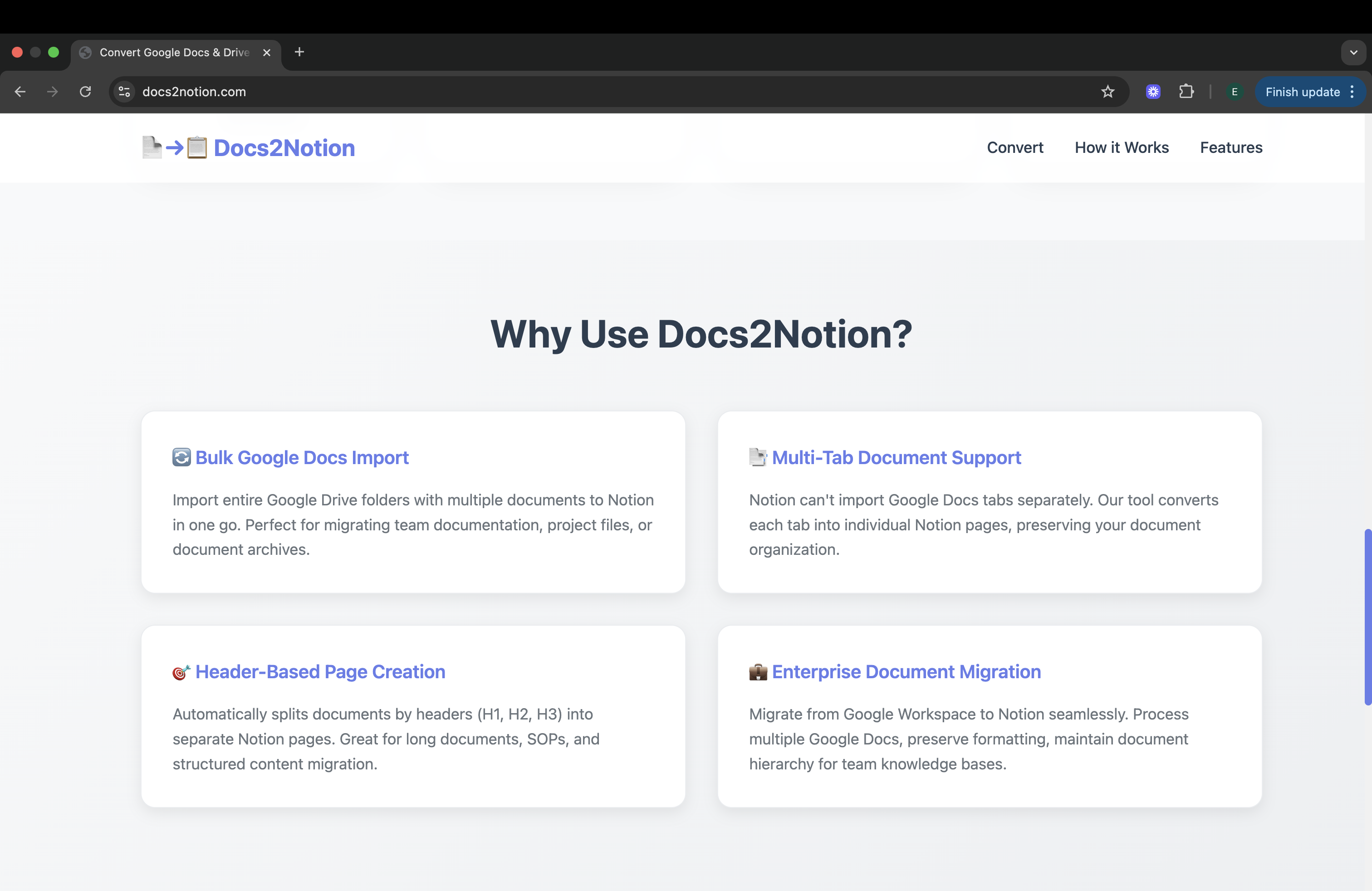 Mídia 5 de DOCS2NOTION - De documentos únicos a pastas completas - importações de noção perfeita