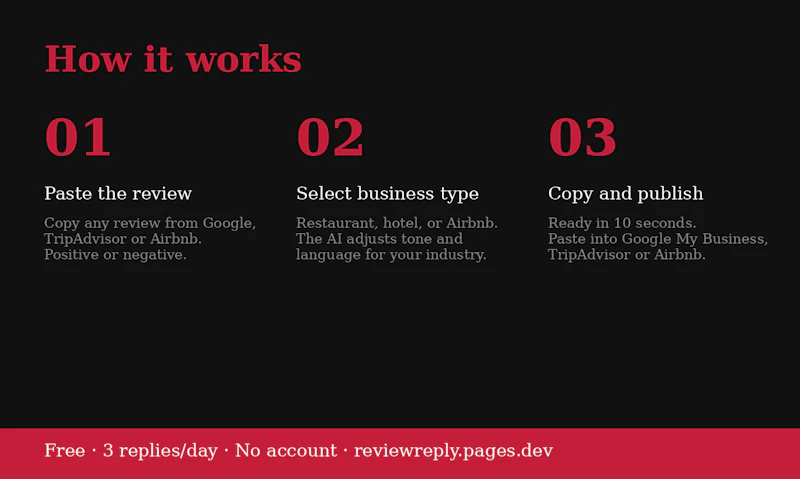 ReviewReply screenshot 3