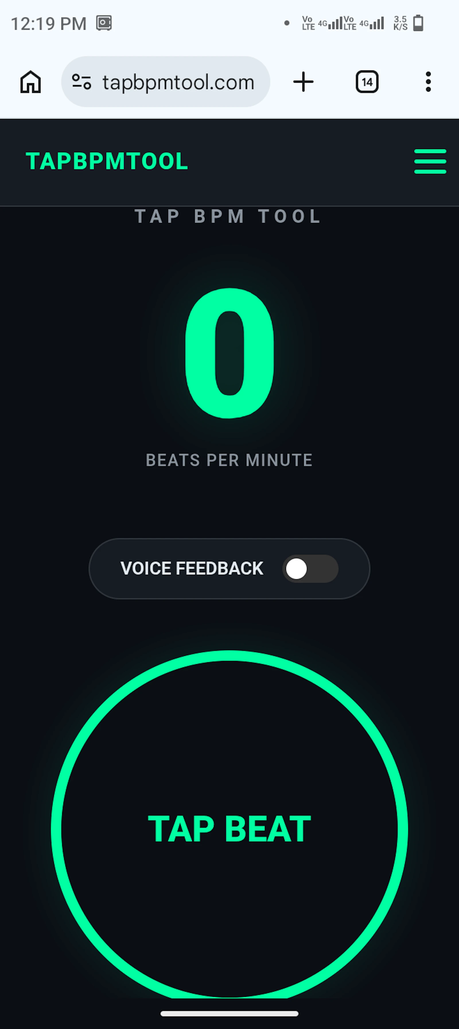 Tap BPM Tool screenshot 1
