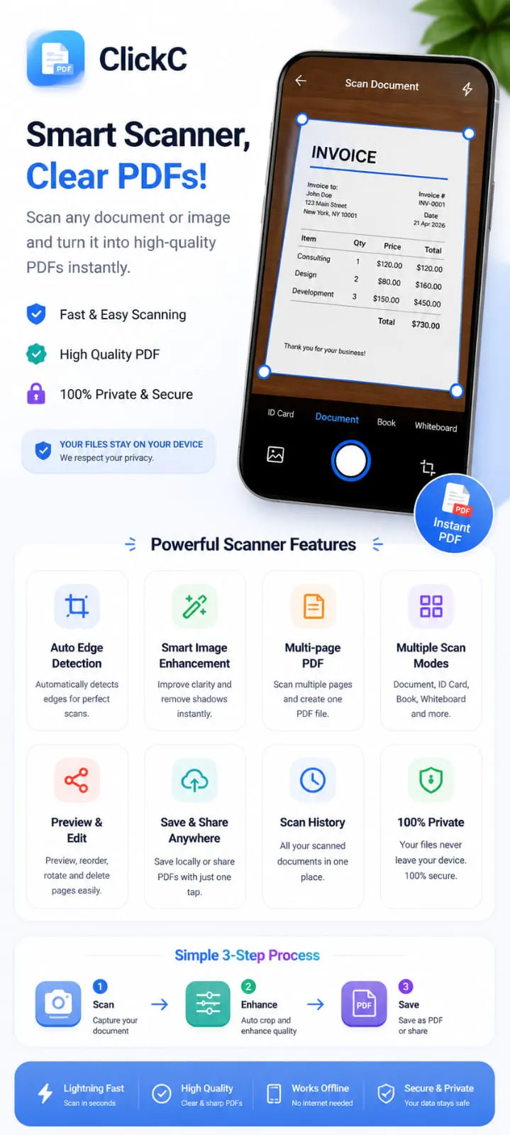 ClickC: PDF Scanner & Reader gallery image