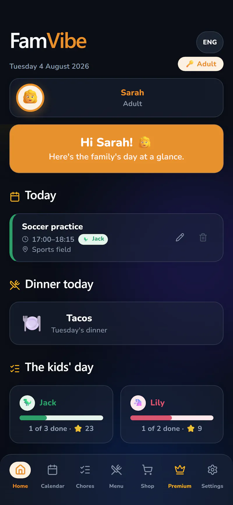 FamVibe screenshot 1