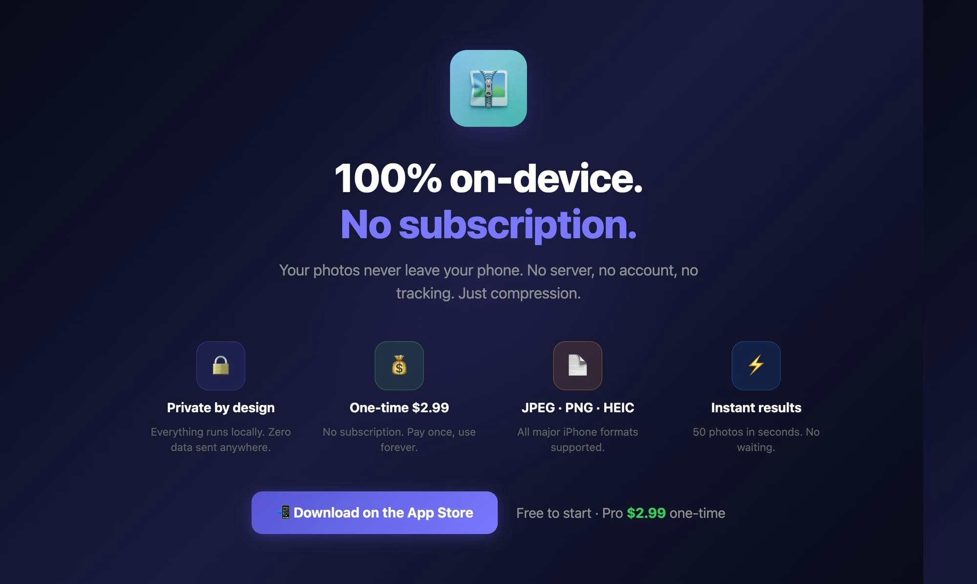 Squish — Photo Compressor gallery image