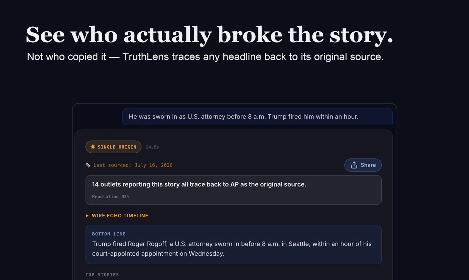 TruthLens screenshot 2