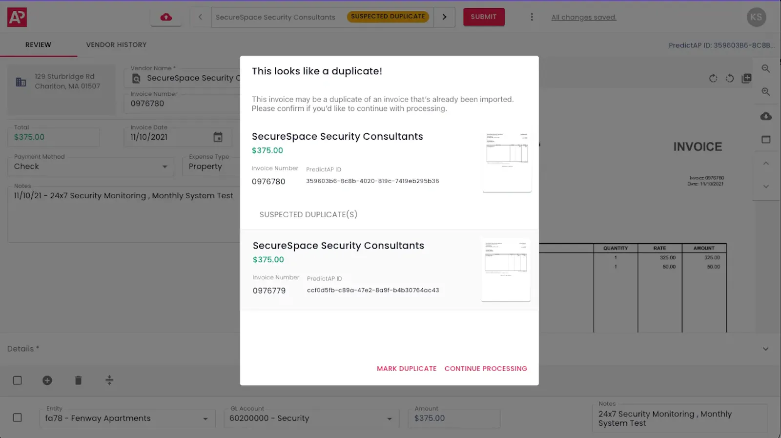 PredictAP screenshot 2