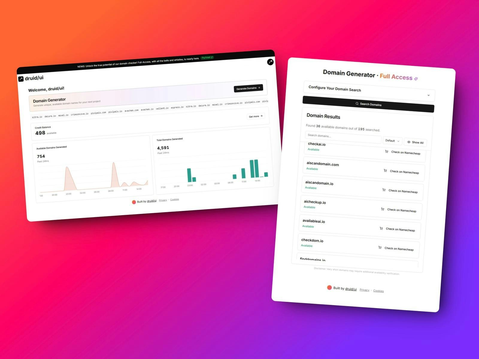 Media Druid/Bawang - Dengan serta -merta menjana domain sempurna anda 4