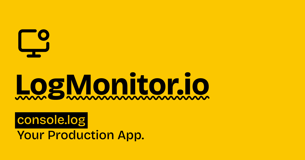 Logmonitor - Console.log uw productie -app. media 1