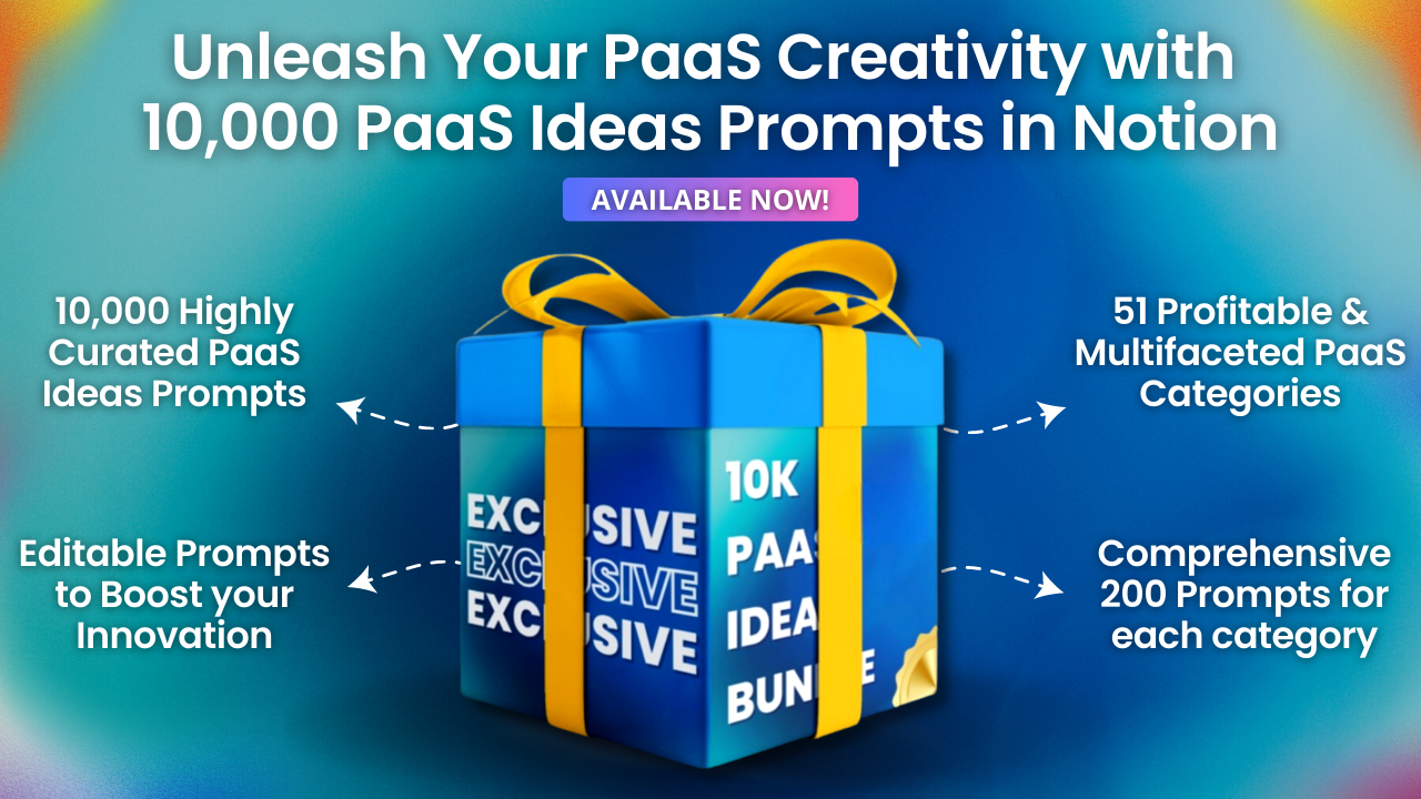startuptile 10,000+ PaaS Ideas Prompts Bundle-Unleash your creativity in Platform as a Service creation