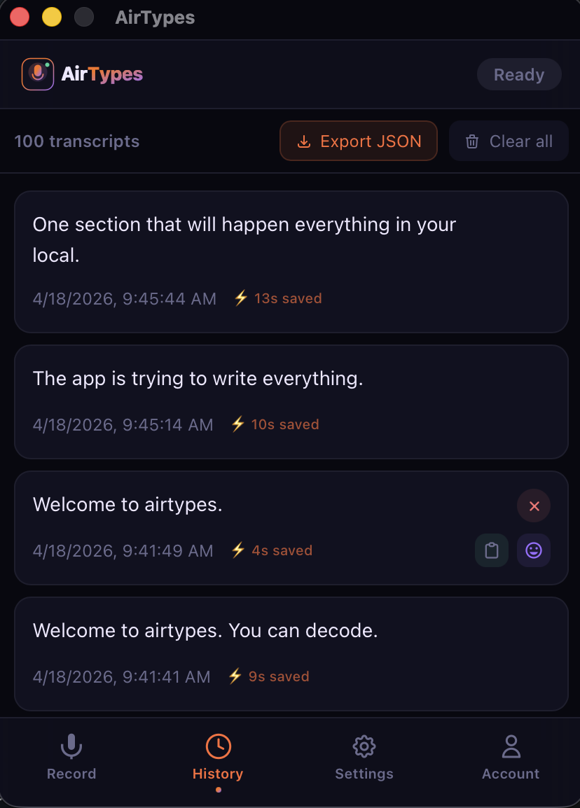 AirTypes gallery image