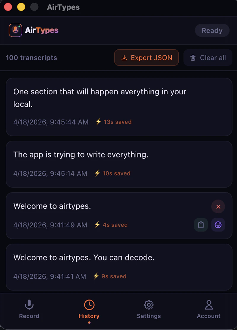 AirTypes screenshot 4
