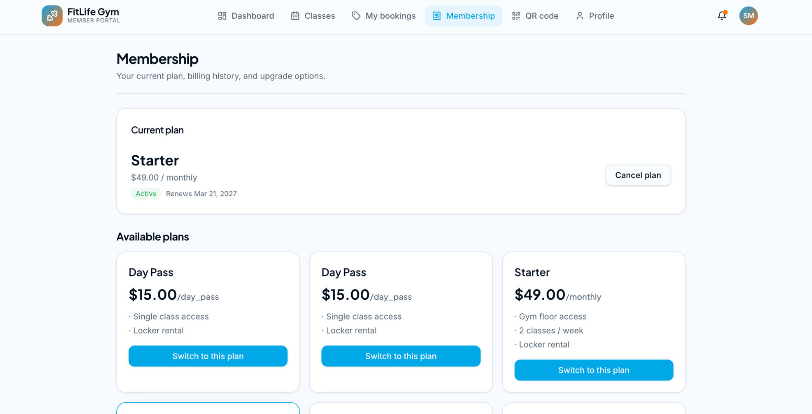 GymApp gallery image