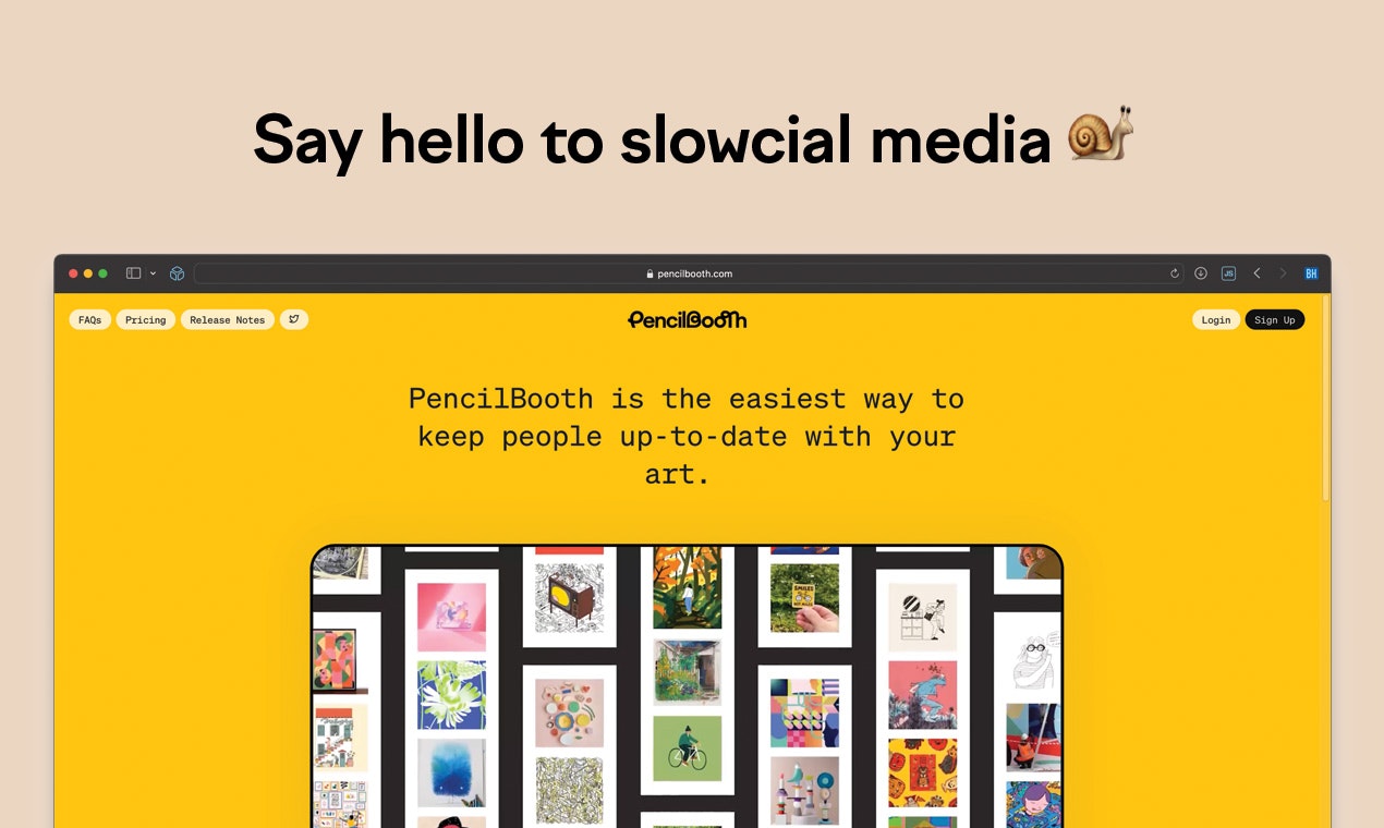 PencilBooth - แพลตฟอร์มจดหมายข่าวอีเมลที่ทำขึ้นสำหรับศิลปินโดยเฉพาะ media 1