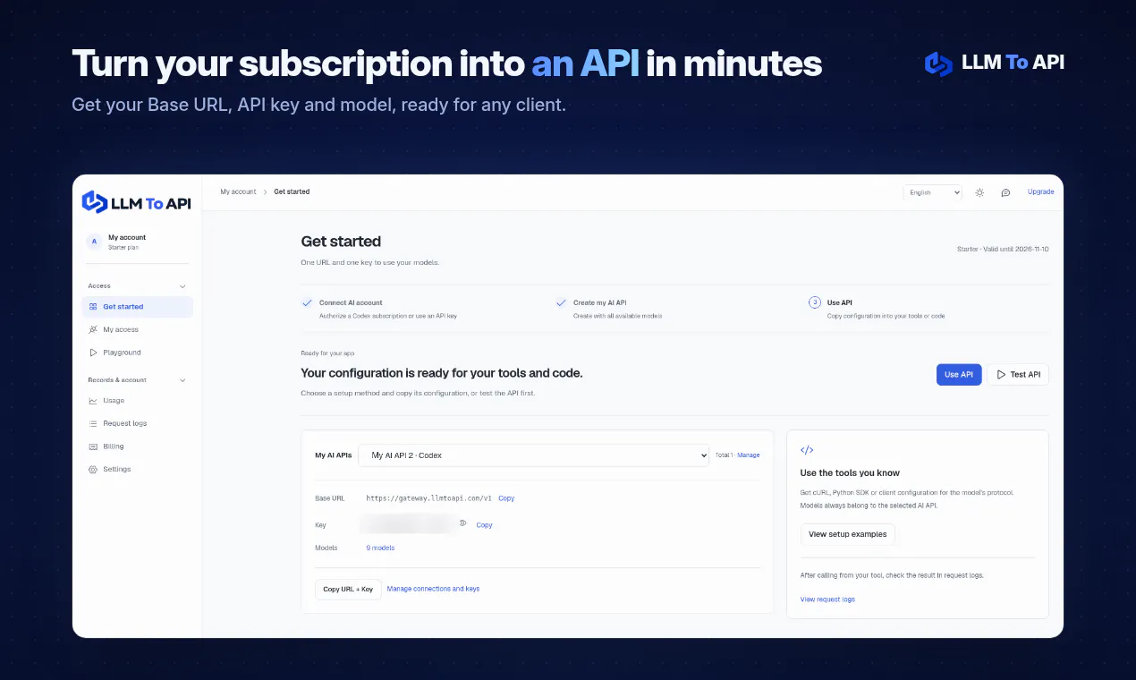 LLM To API gallery image