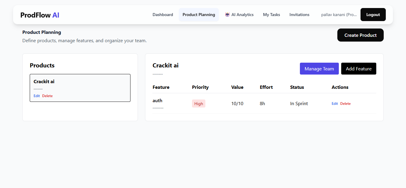 ProdFlow AI gallery image