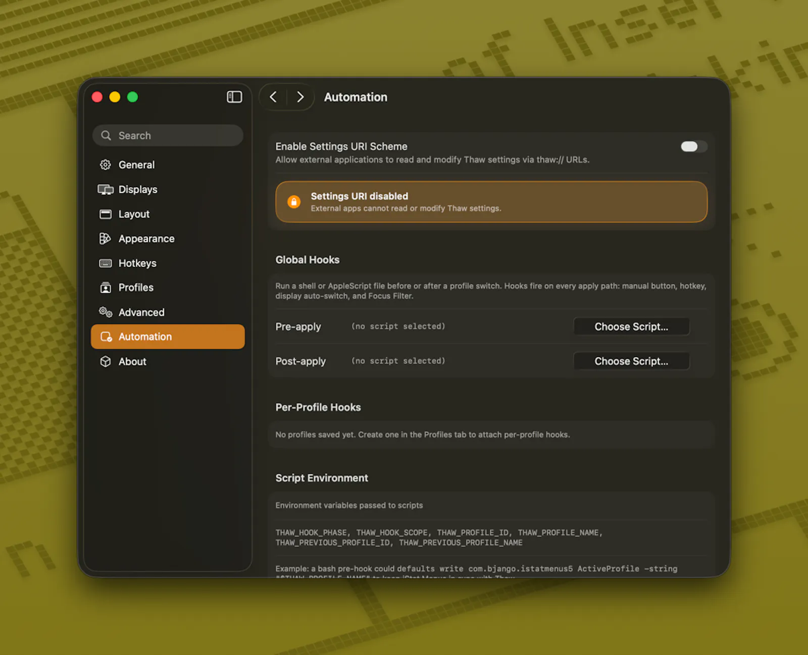 Thaw screenshot 4