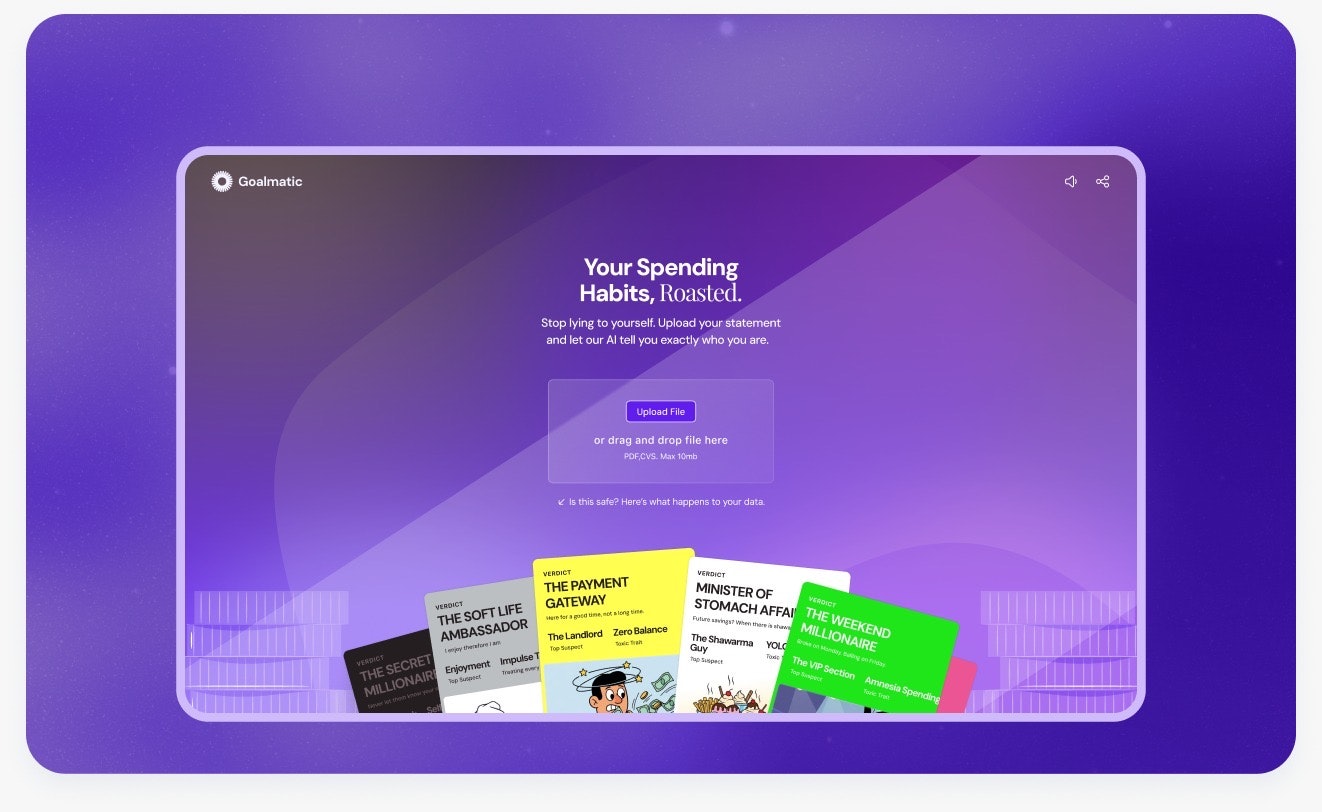 Bank Statement Wrap by Goalmatic 