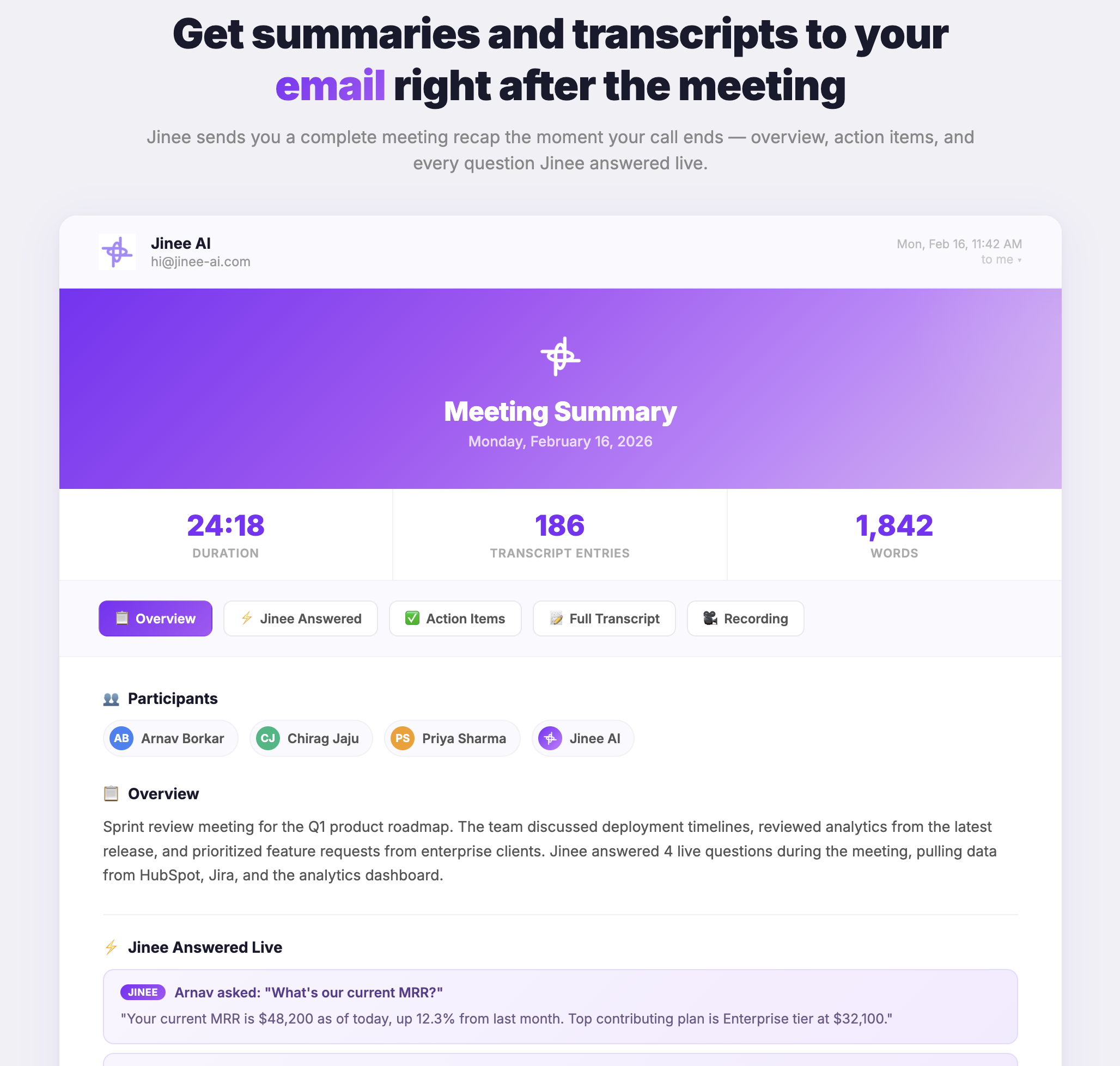 Jinee AI gallery image