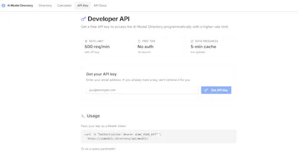 AI models directory gallery image