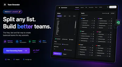 Team Generator gallery image