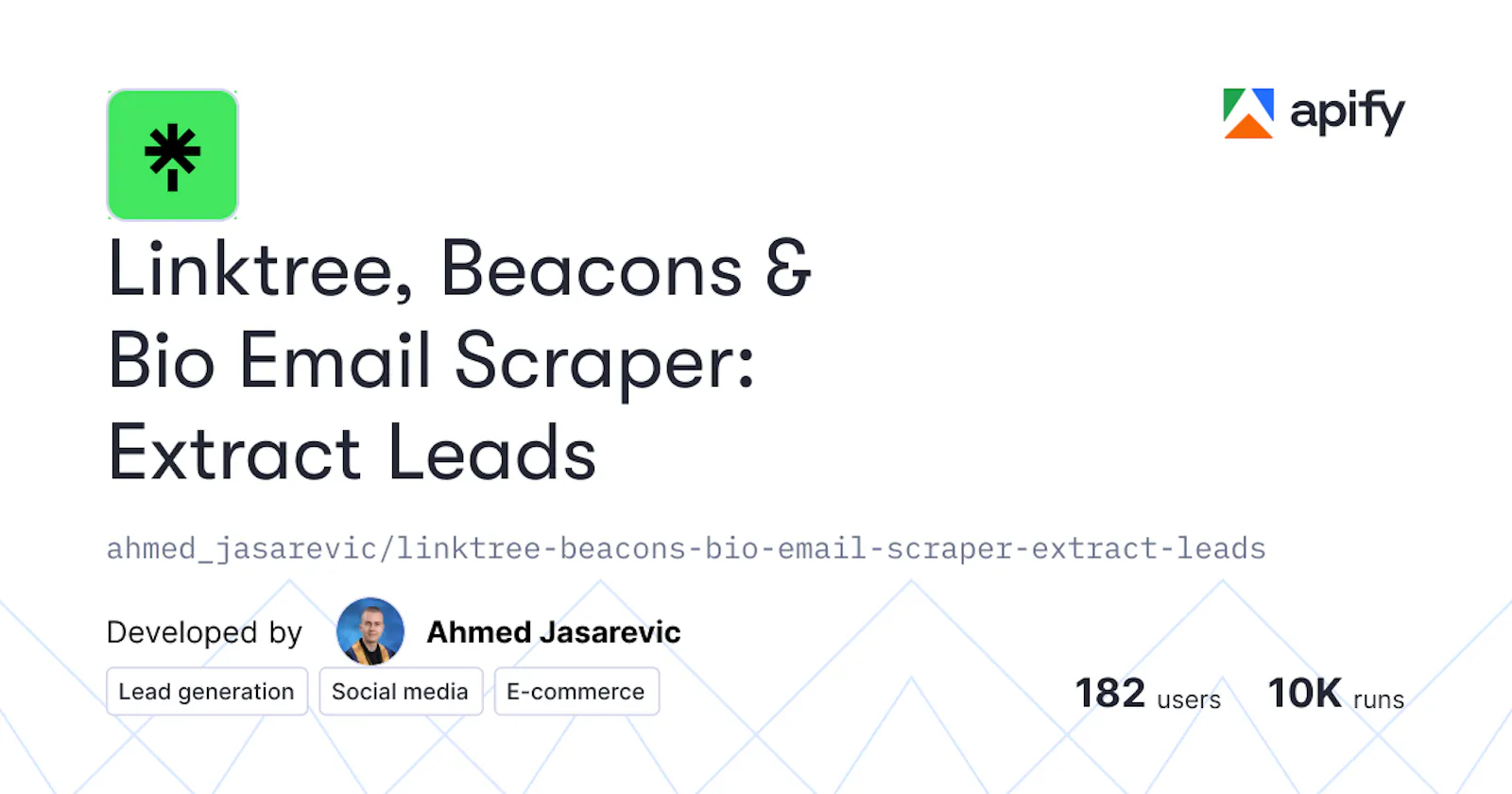  Linktree & Email Scraper: Extract Leads screenshot 1