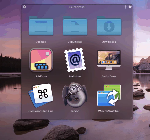 LaunchPanel: Quick launch apps and files