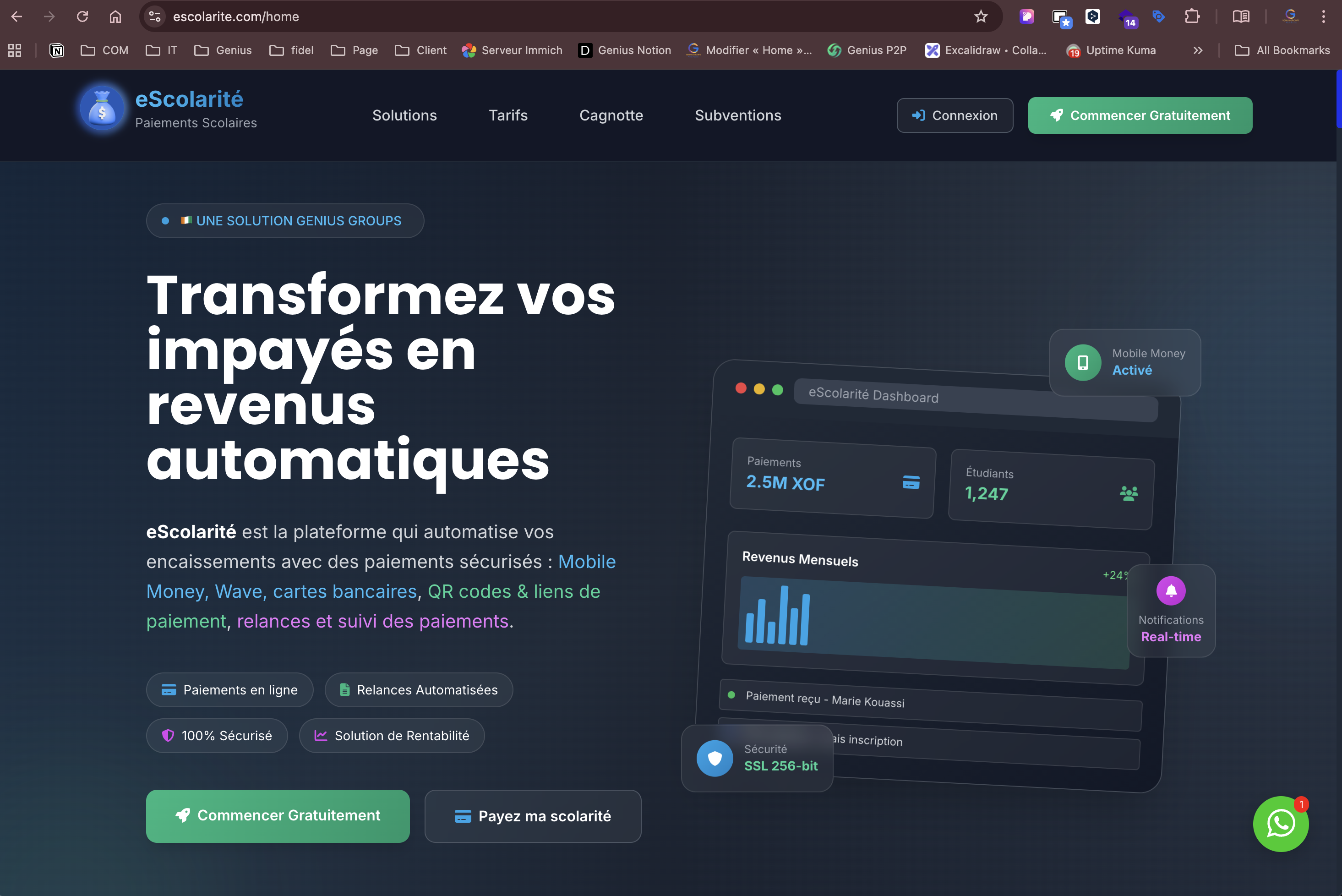 eScolarité gallery image