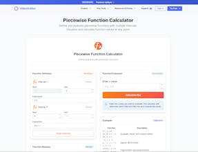 Piecewise Function Calculator gallery image