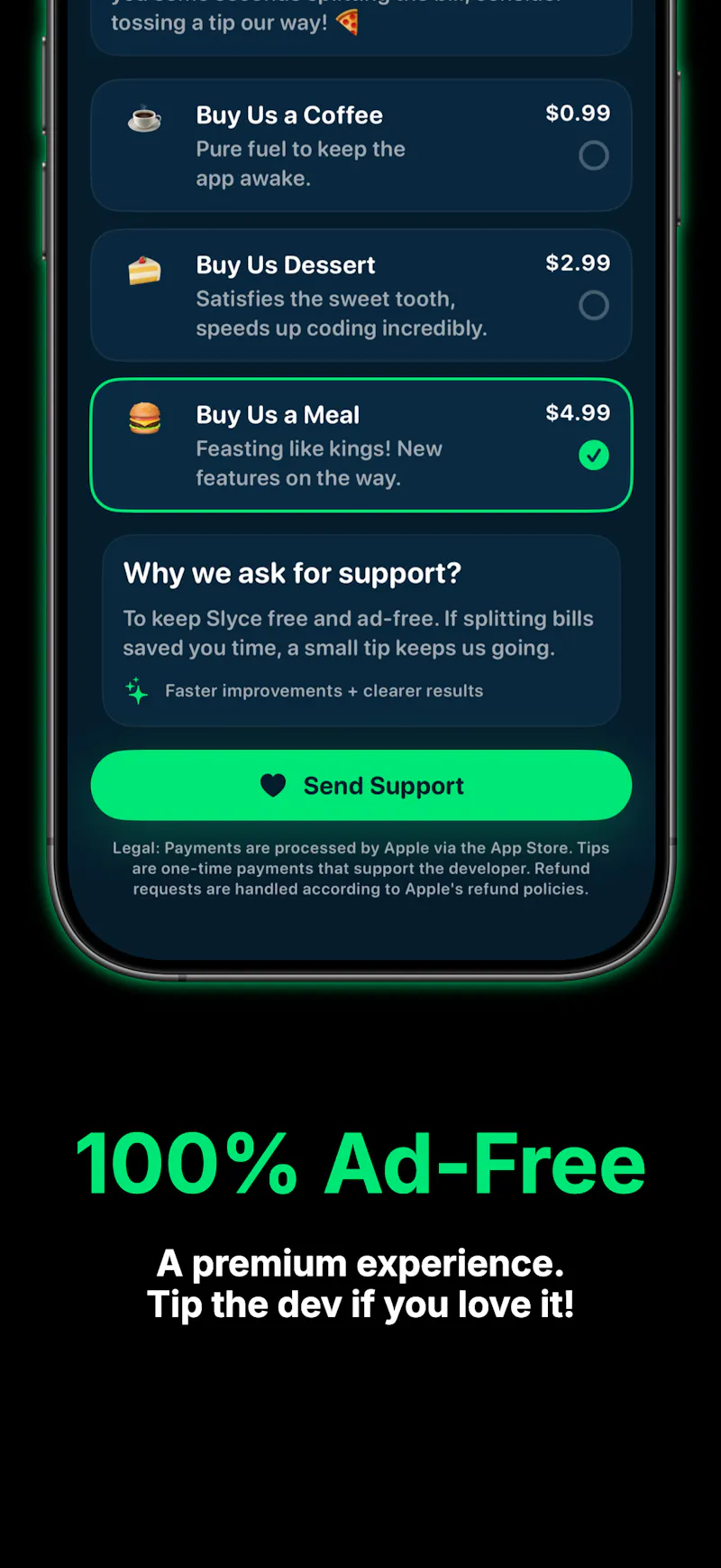 Slyce: Tip & Split Calculator  screenshot 5