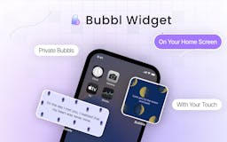 Bubbl Widget media 1