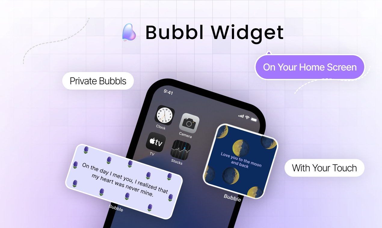 bubbl-widget - Where thoughts meet the home screen