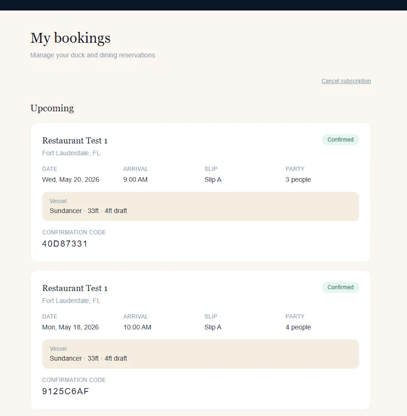DockDineFuel screenshot 5
