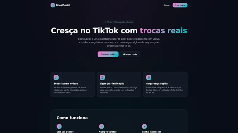 BoostSocial  Get followers likes views screenshot 1
