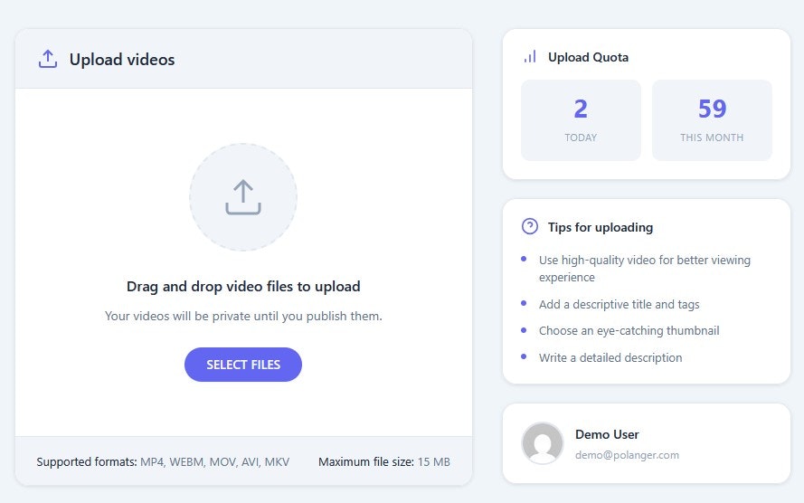 Polanger VideoHub for WordPress gallery image