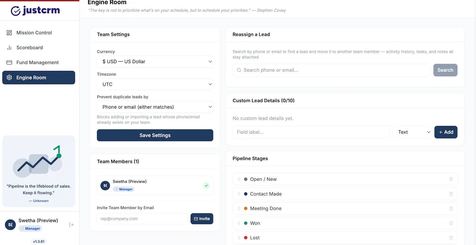 justcrm screenshot 10