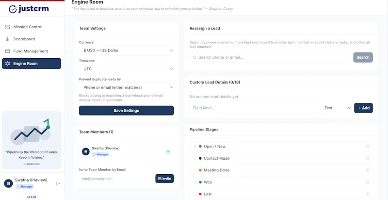 justcrm screenshot 10