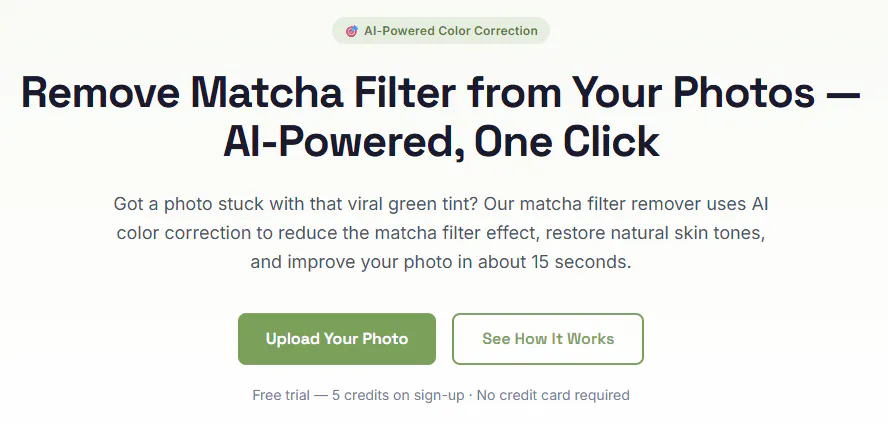 Matcha Filter Remover gallery image