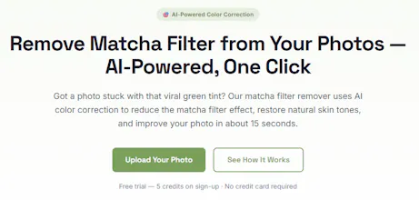 Matcha Filter Remover gallery image