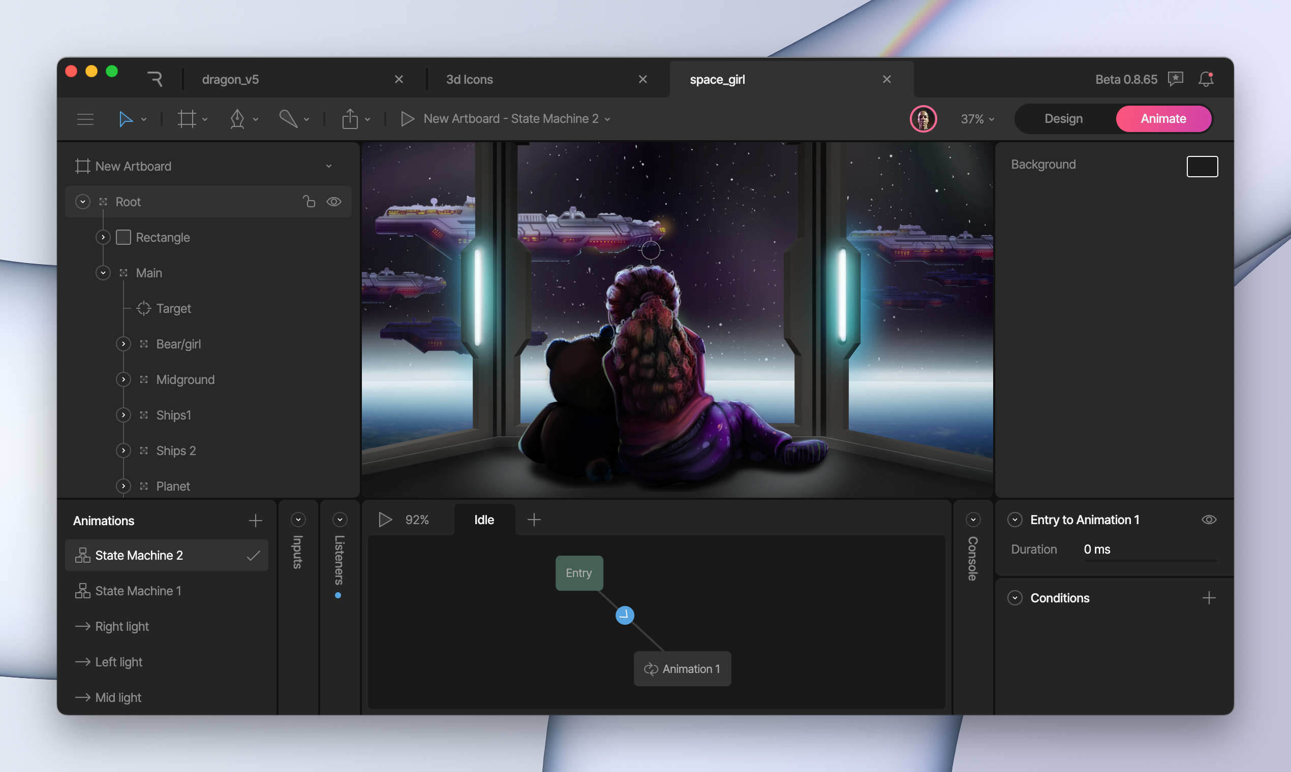 Media Rive cho macOS - Công cụ thiết kế tạo ra đồ họa hoạt hình tương tác 8