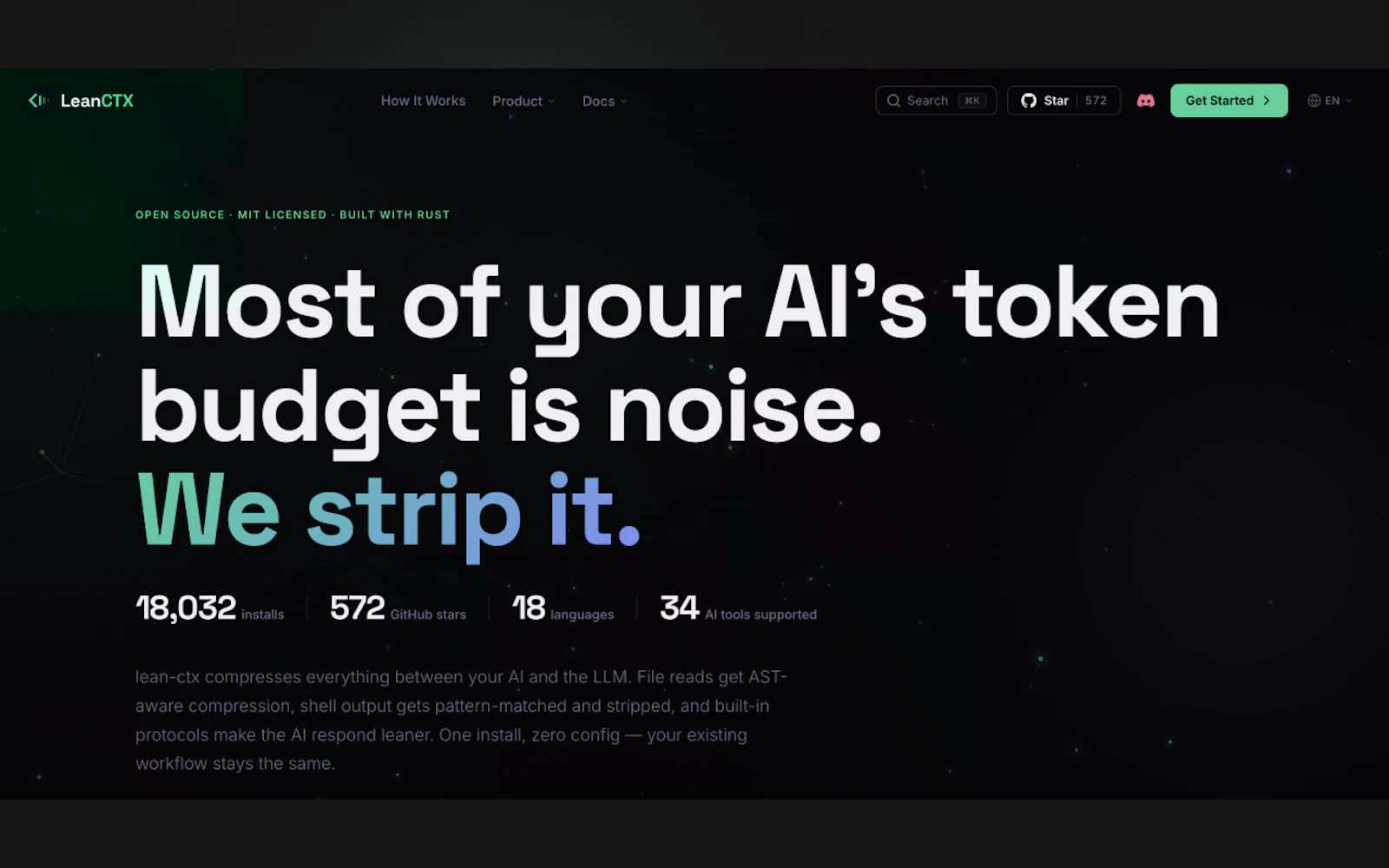 LeanCTX screenshot 1