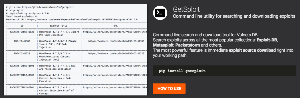 Vulners: complete security database gallery image