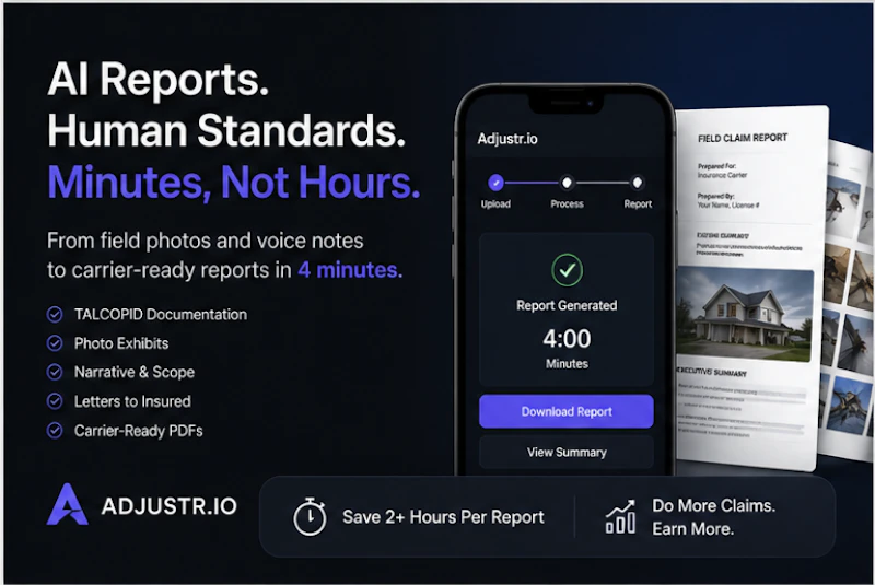 The Complete Platform for Adjusters screenshot 1