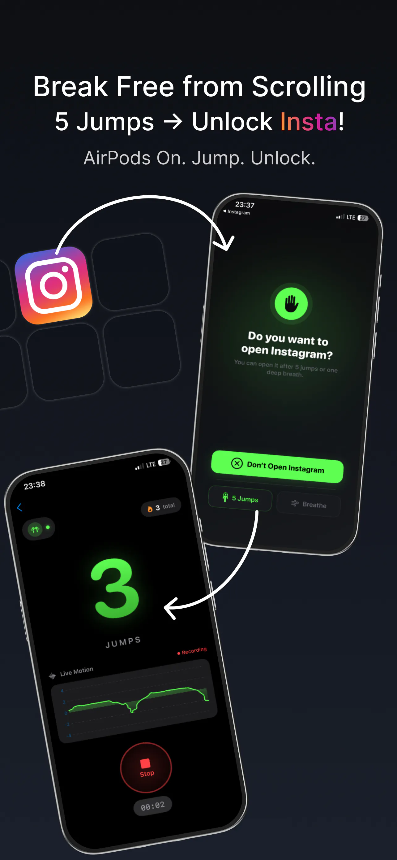 AirJump — Make social media more active gallery image