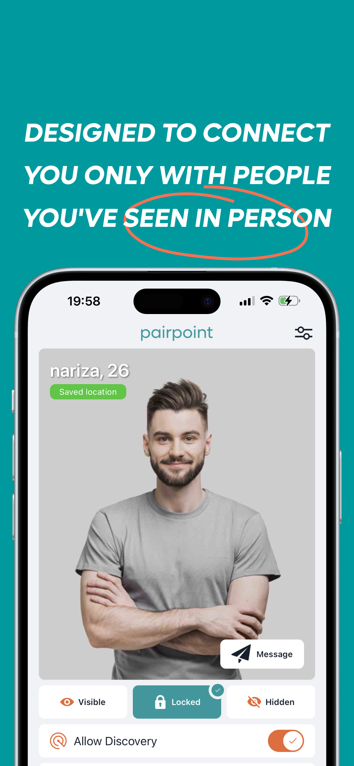 Paarpunkt - die soziale IRL -App - Entwickelt, um Sie mit Menschen zu verbinden, die Sie im wirklichen Leben gesehen haben Medien 6
